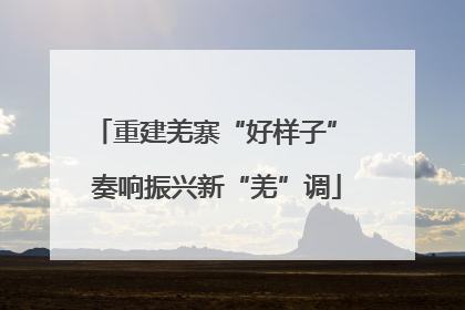 重建羌寨“好样子” 奏响振兴新“羌”调